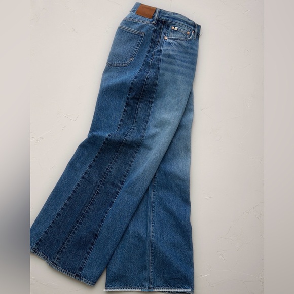 AE77 Premium Super Wide Side Stripe Jean - Picture 3 of 14